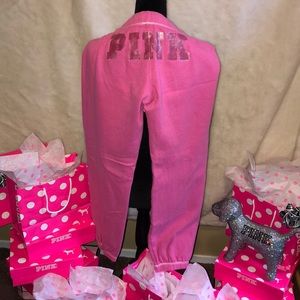 Vintage Vs Pink Jogging Pants. Size XS.